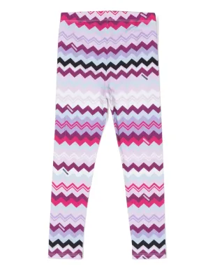 Missoni Kids ジグザグプリント ジャージーレギンス - サムネイル2