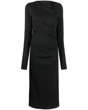Dorothee Schumacher ギャザー入りカットアウトミディドレス - サムネイル1
