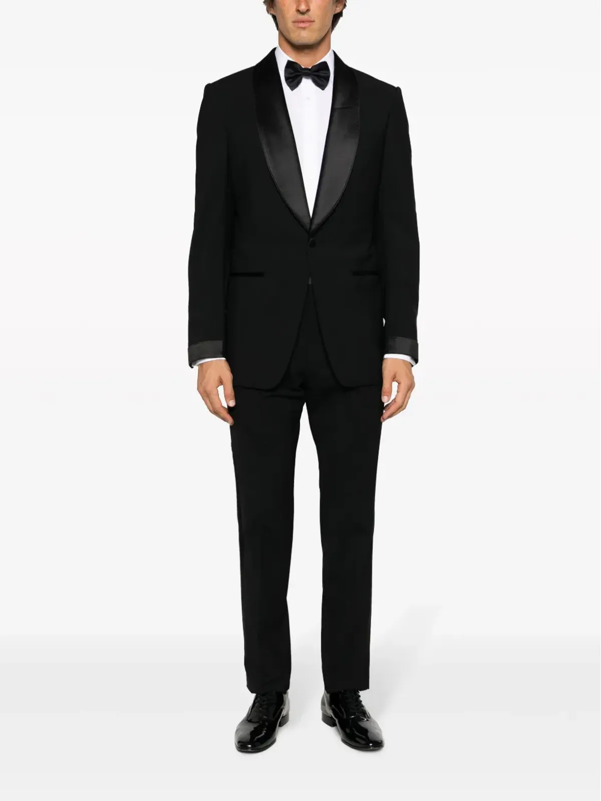 Ralph Lauren Purple Label ポインテッドカラー長袖シャツ - 画像2