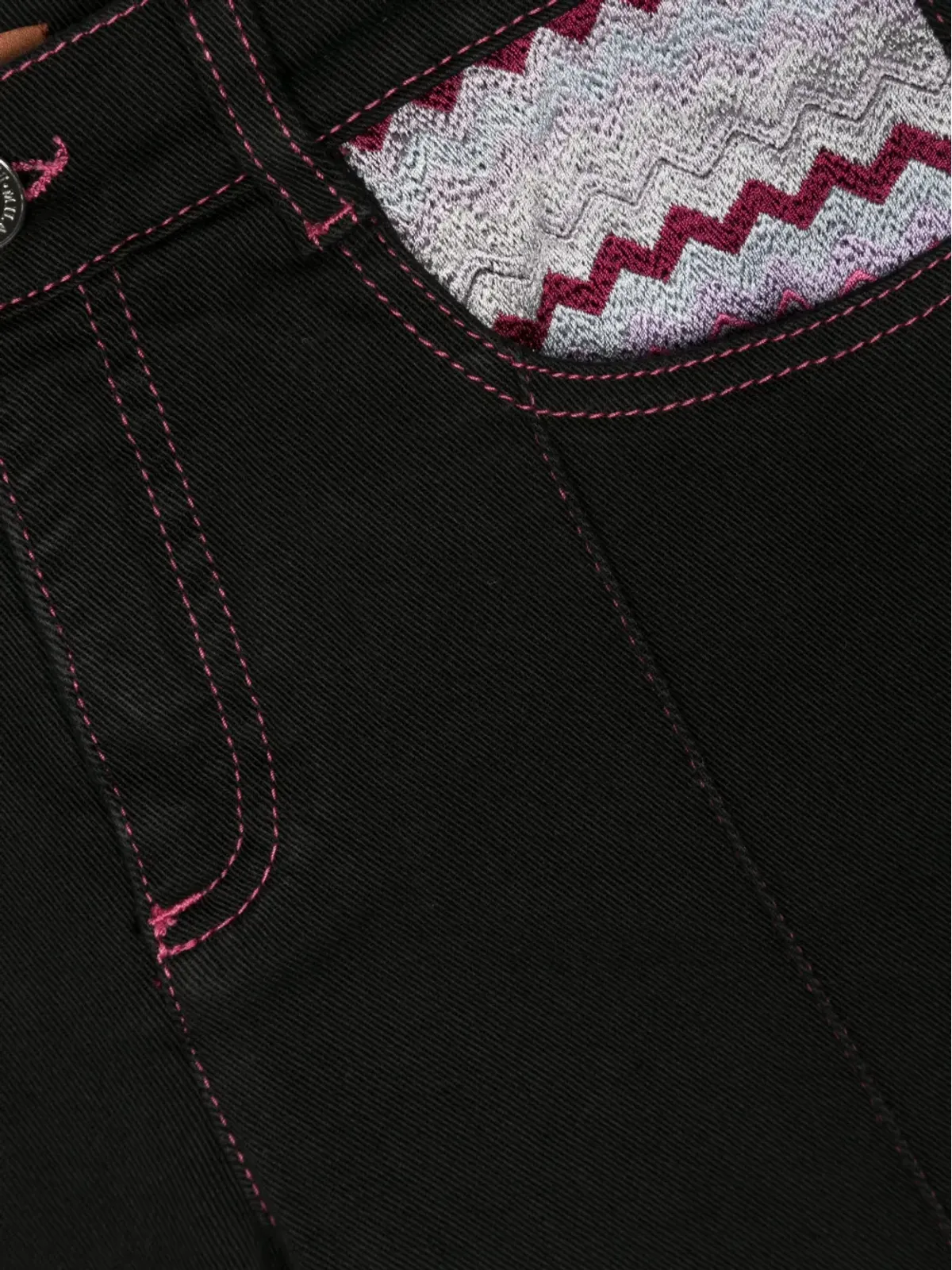 Missoni Kids ジグザグニットディテール スキニー・ジーンズ - 画像3