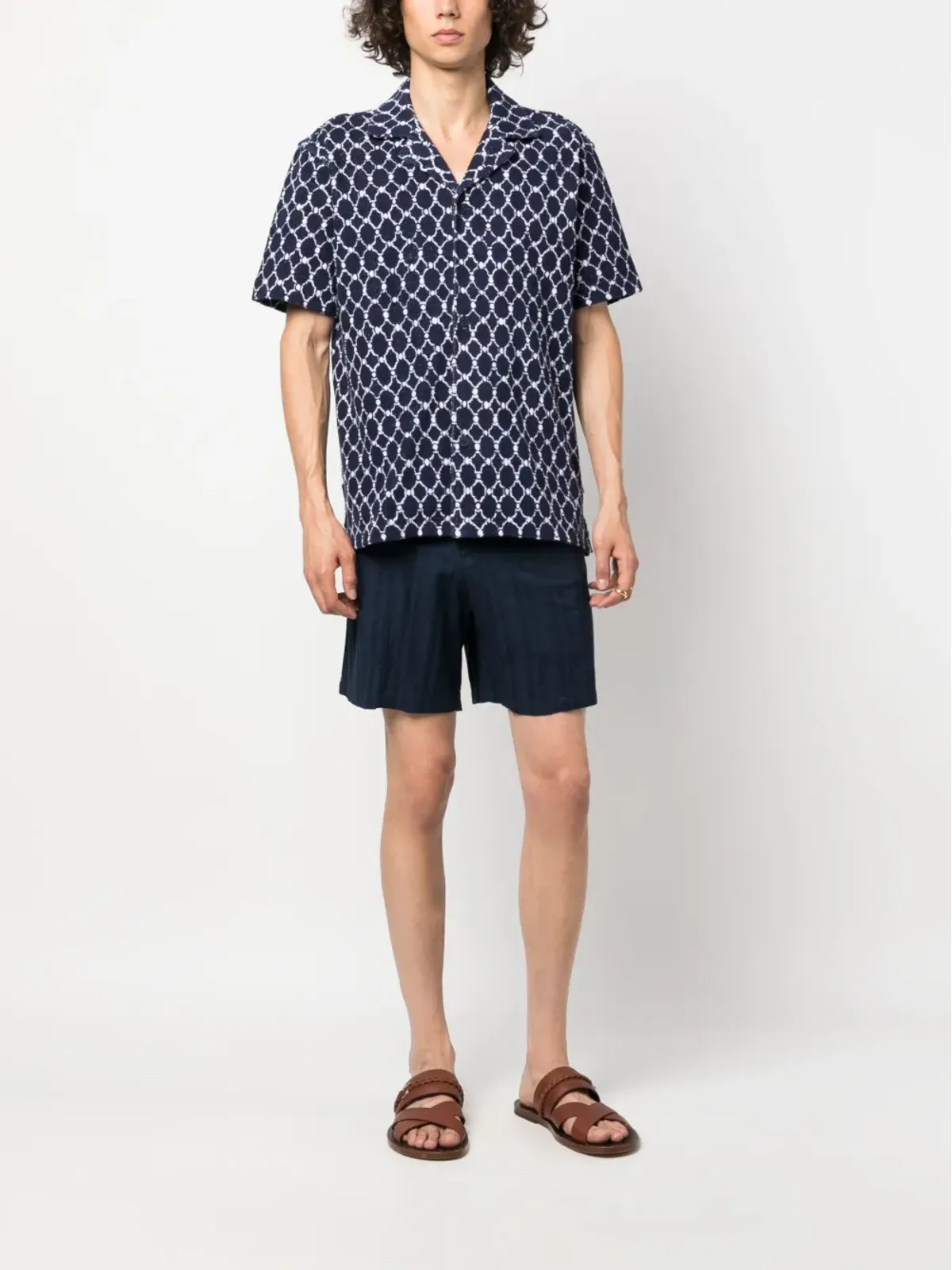 Orlebar Brown Howell Geo半袖シャツ - 画像2