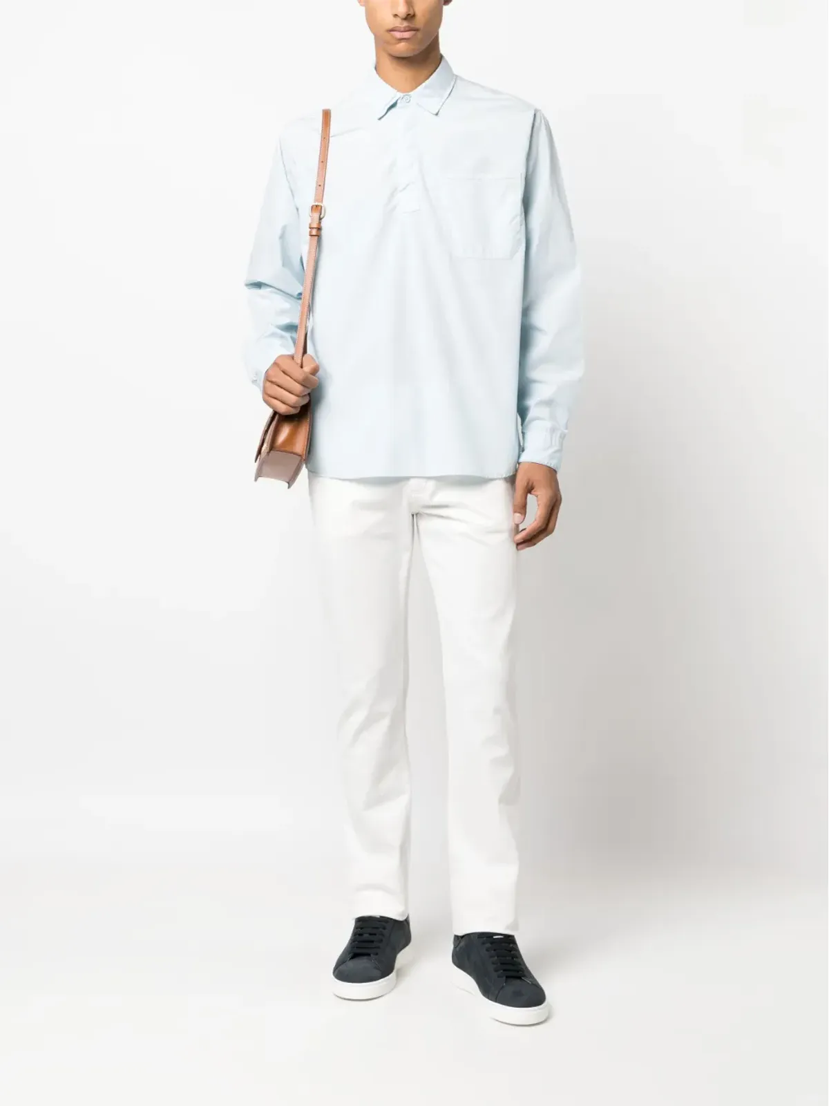 Orlebar Brown シャンクリン オーガニックコットン シャツ - ブルー - 画像2
