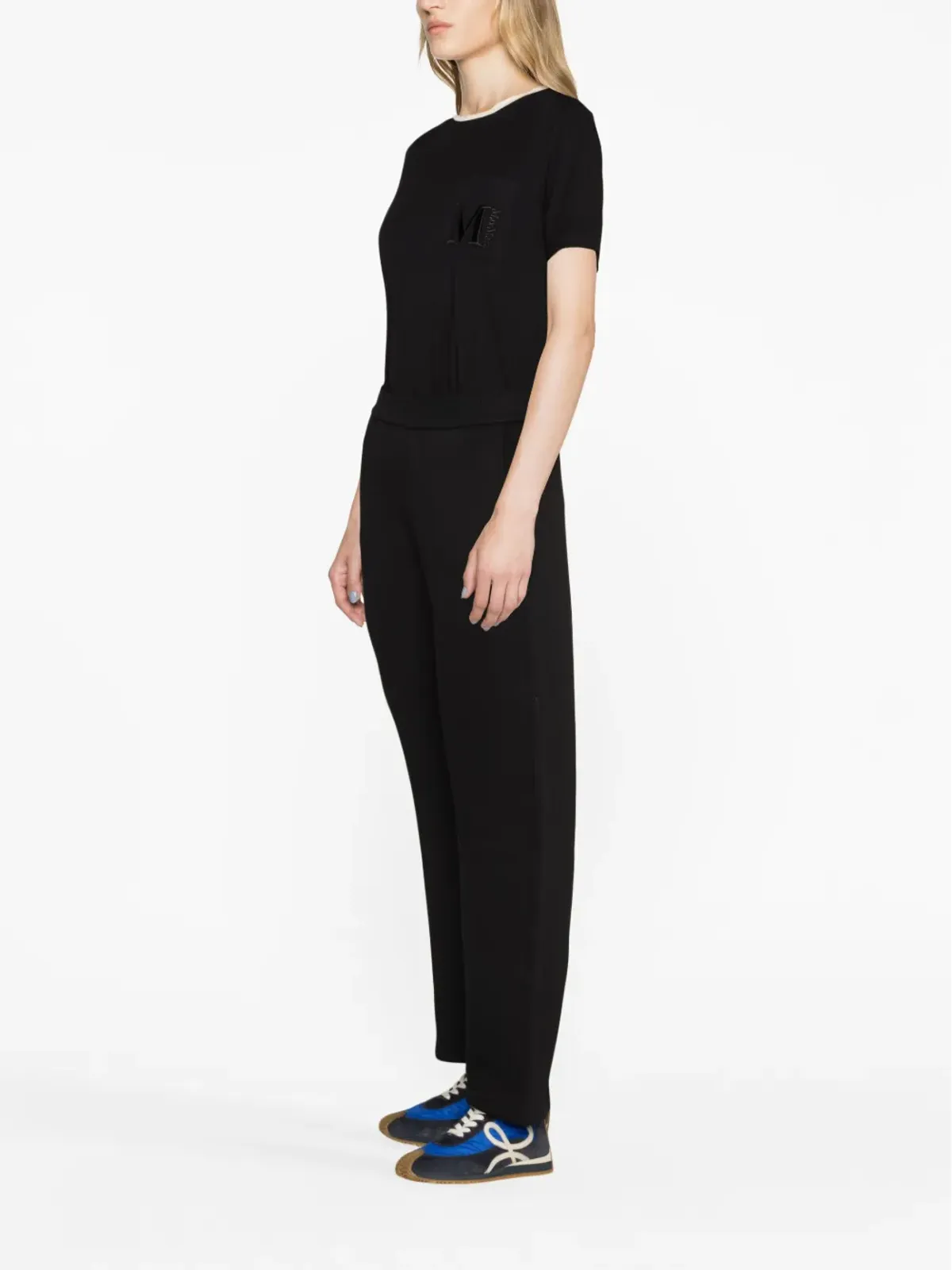 S Max Mara テーパード コットンジャージーパンツ - 画像4