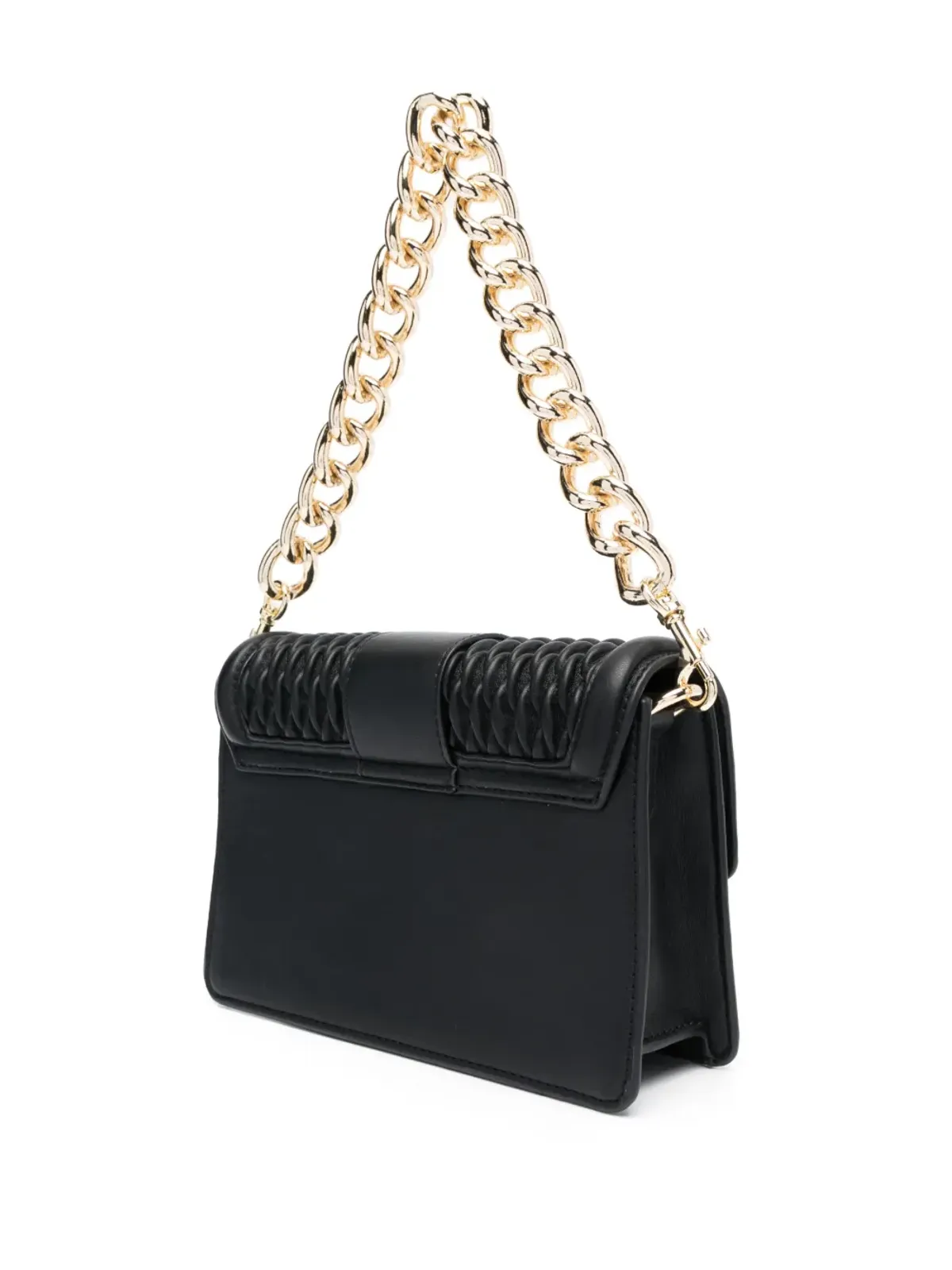 Versace Jeans Couture バロックバックル付きキルティングショルダーバッグ - 画像4