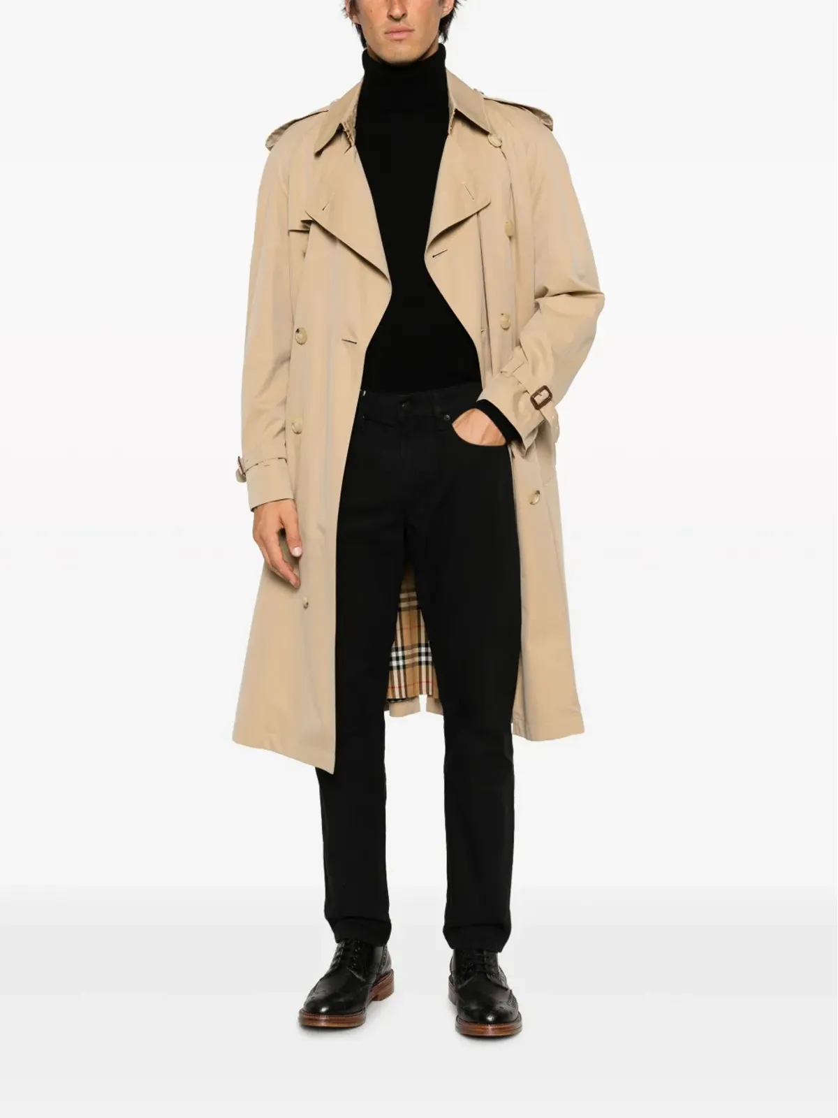 Ralph Lauren Purple Label ロールネック長袖カシミヤセーター - 画像2