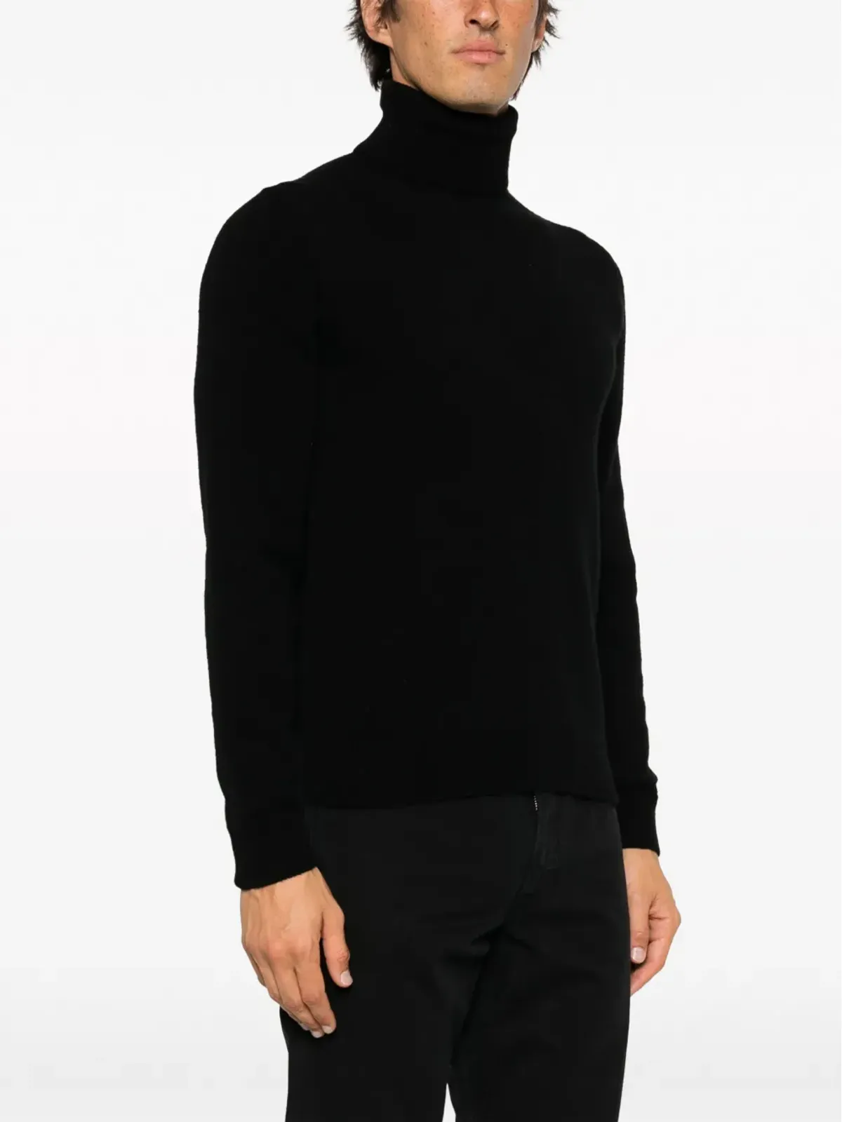 Ralph Lauren Purple Label ロールネック長袖カシミヤセーター - 画像3