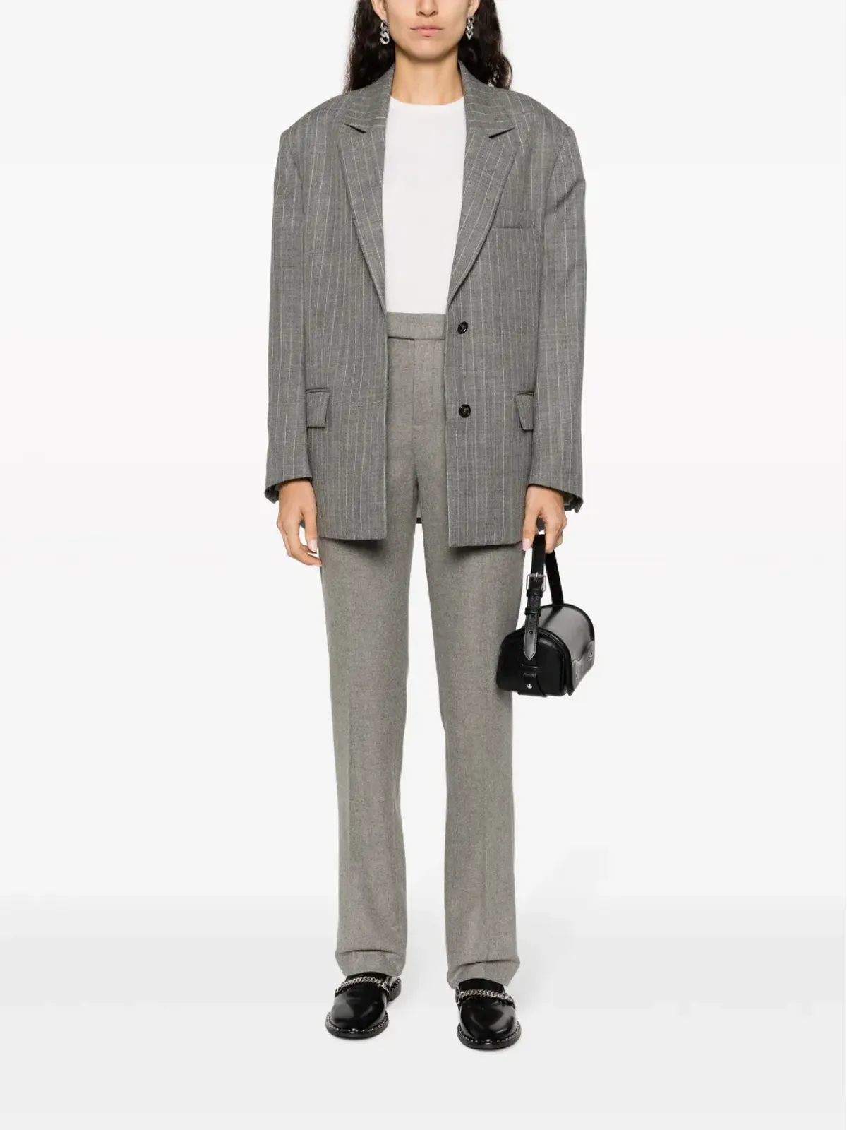Ralph Lauren Collection Alecia テーラードパンツ - グレー - 画像2