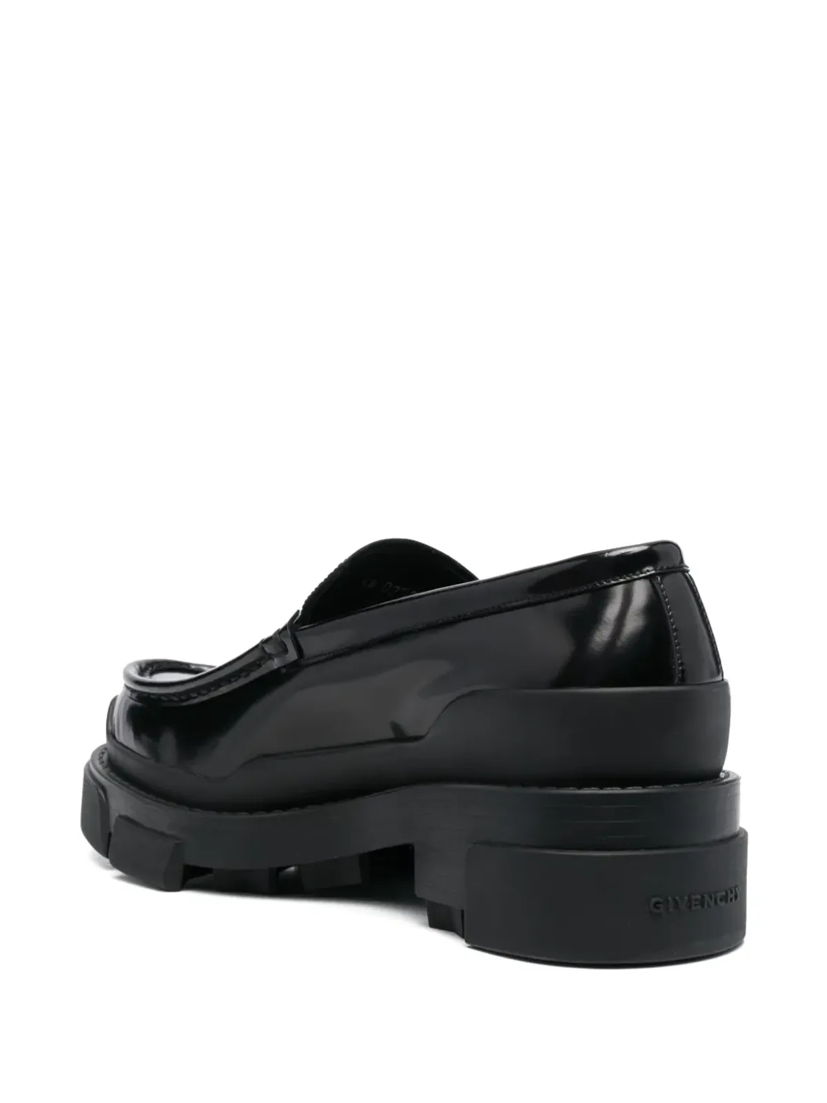 Givenchy ロゴプレート付きレザー ローファー - 画像3