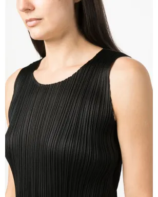 Pleats Please Issey Miyake プリーツスクープネック ベスト - サムネイル5