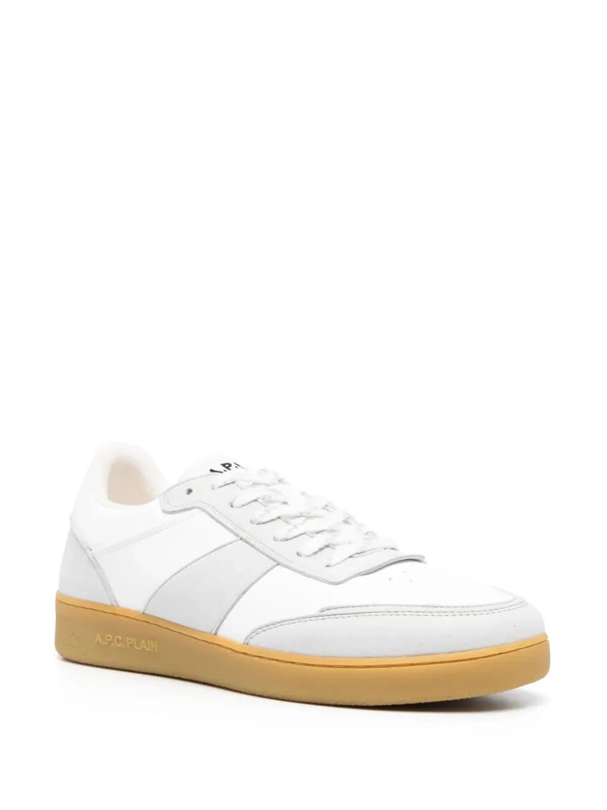 A.P.C. ロゴプリント レースアップスニーカー - 画像2