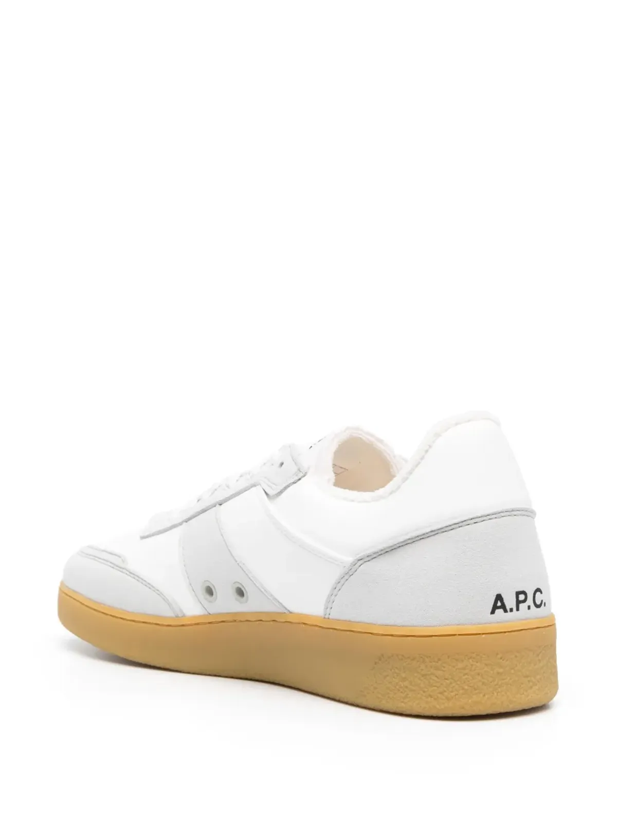 A.P.C. ロゴプリント レースアップスニーカー - 画像3