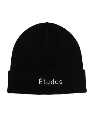 Études Studio ロゴ刺繍ウールビーニー - サムネイル1