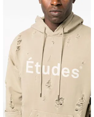 Études Studio アンサンブル distressed-effect パーカー - サムネイル5