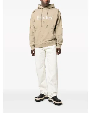 Études Studio アンサンブル distressed-effect パーカー - サムネイル2