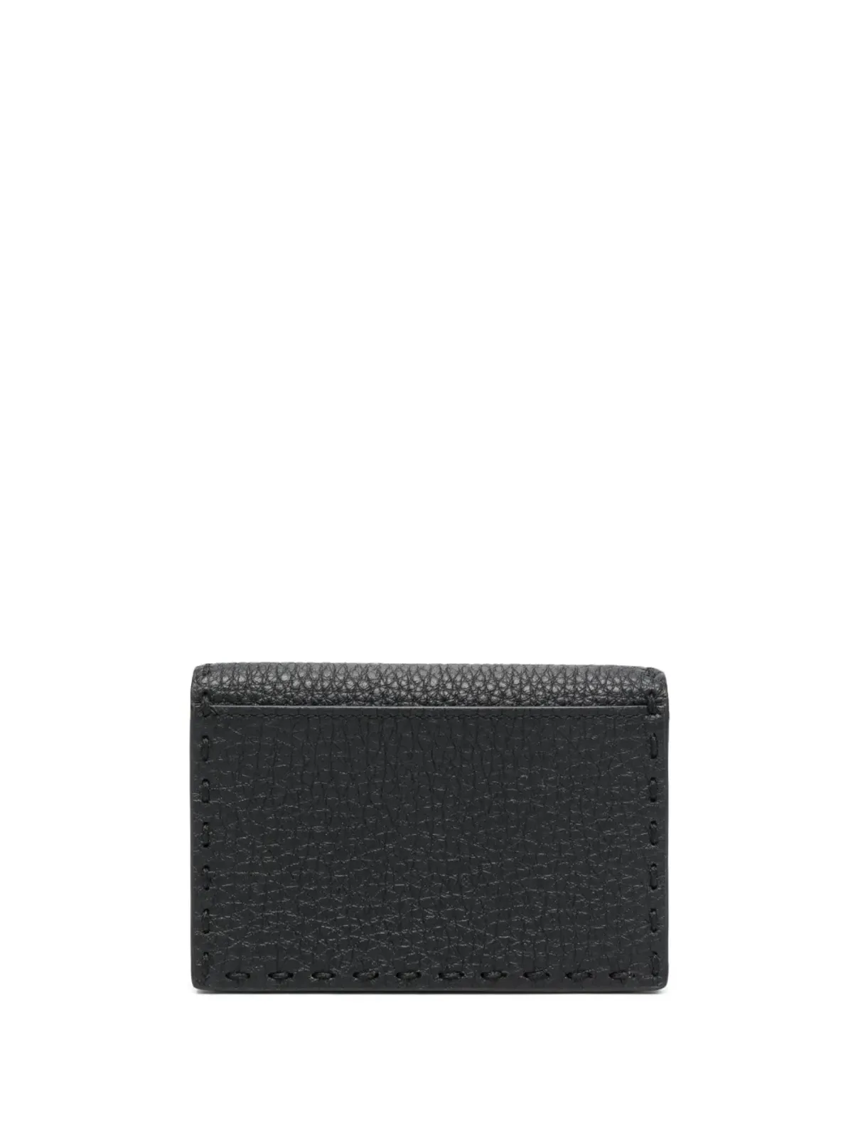 FENDI ロゴプリント グレインレザー ウォレット - ブラック - 画像2