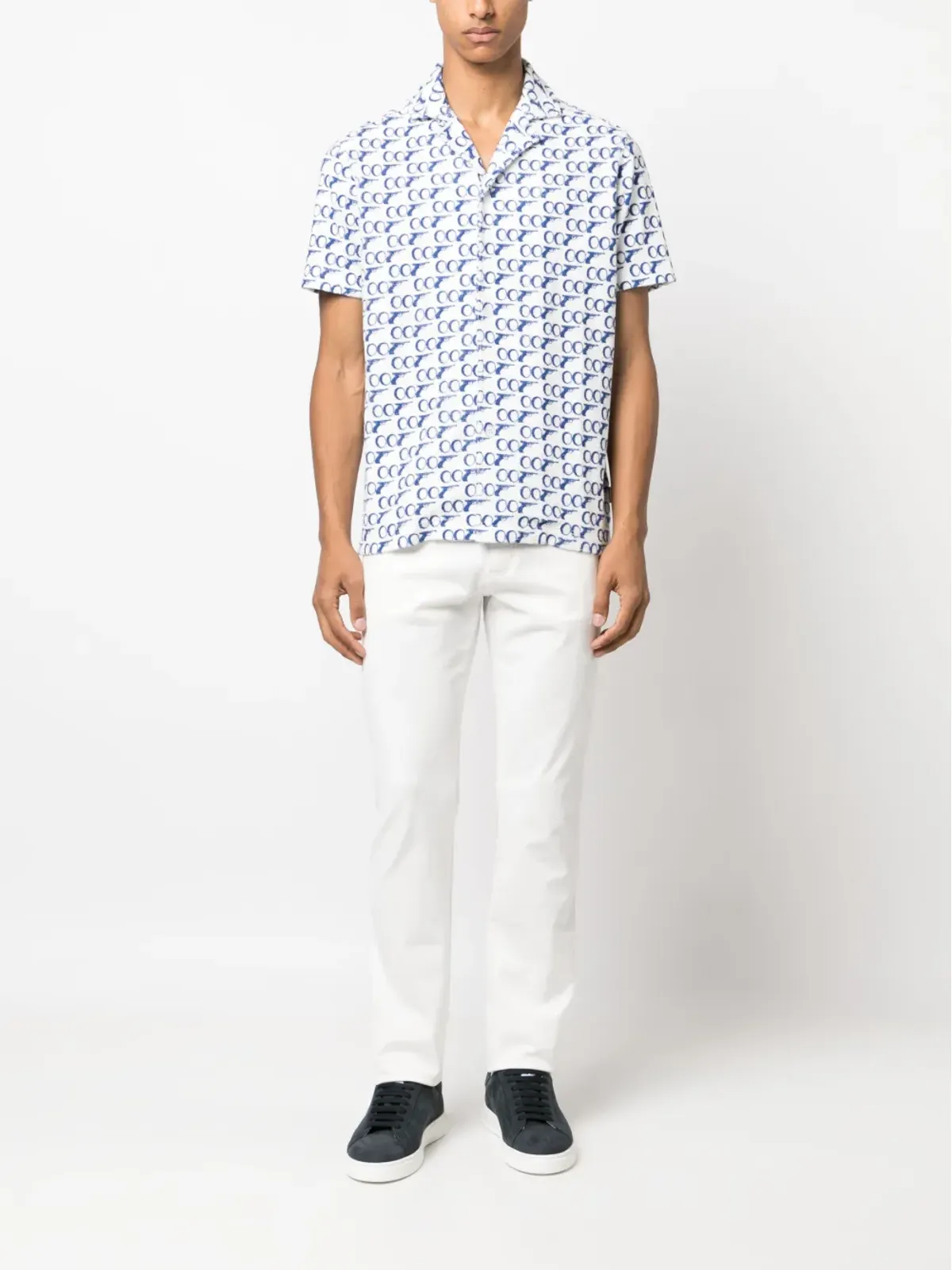 Orlebar Brown Howell James Bondプリントシャツ - White - 画像2