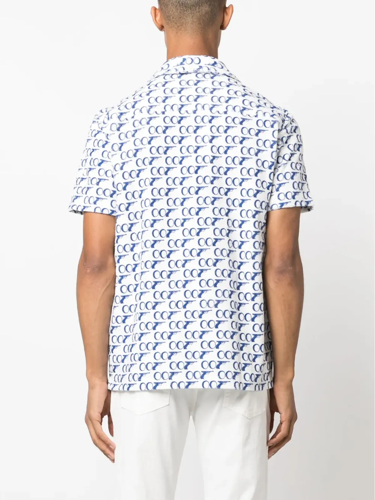 Orlebar Brown Howell James Bondプリントシャツ - White - 画像4