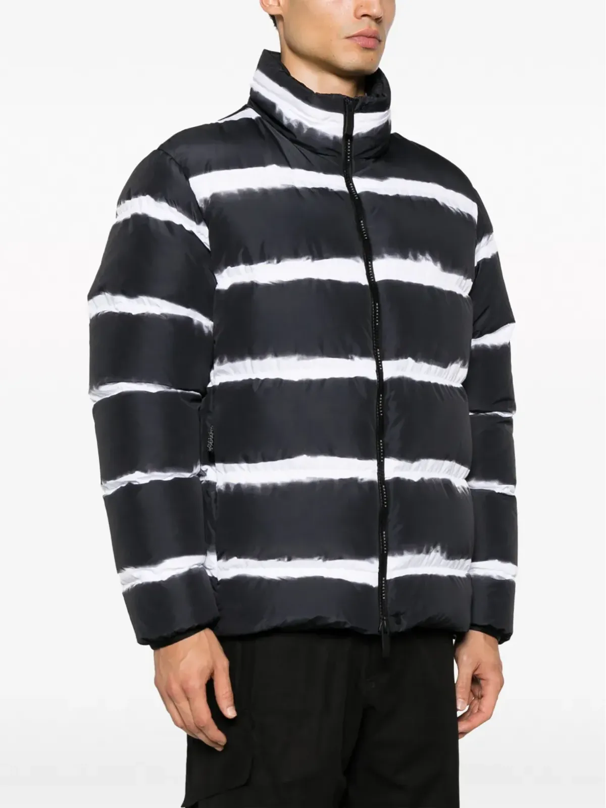 Moncler シルストライプダウンジャケット - 画像3