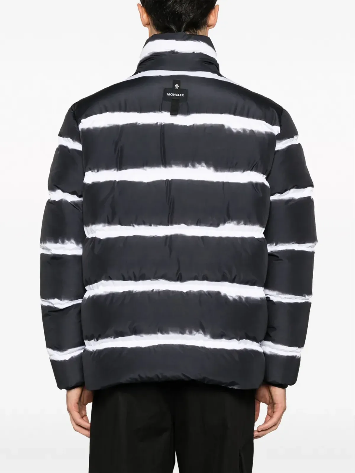 Moncler シルストライプダウンジャケット - 画像4