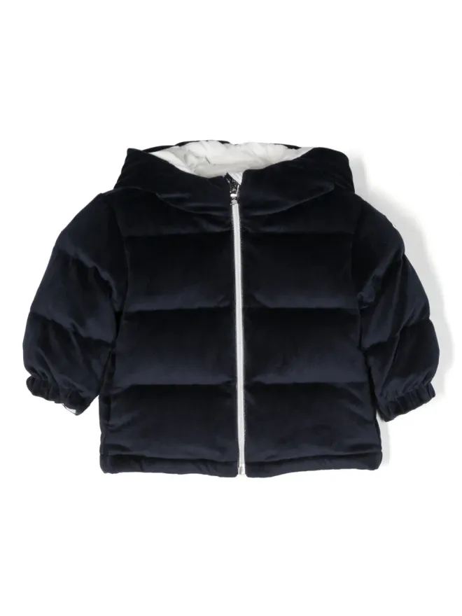 Moncler Enfant Moncler Enfant ダオス パディッドフードジャケット - ブルーの商品画像