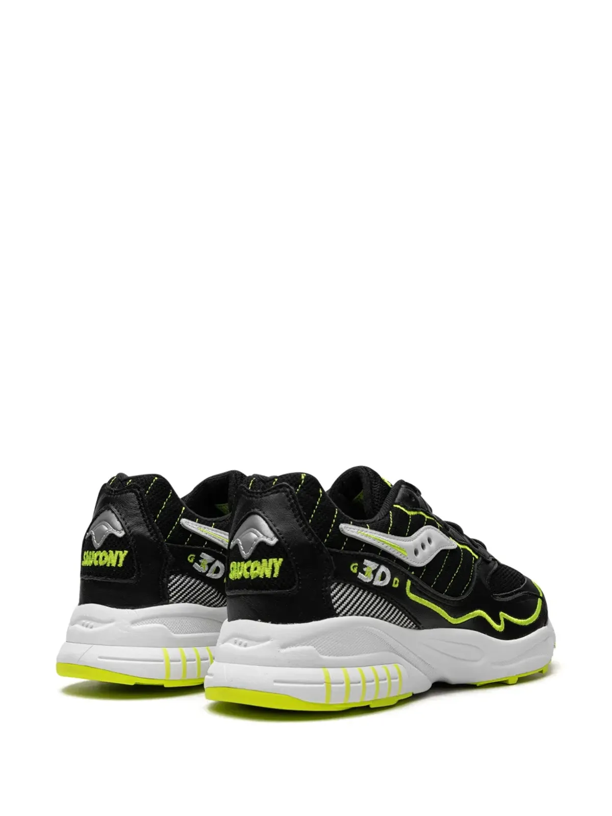 Saucony 3D Grid Hurricane アシッドイエロー スニーカー - 画像3