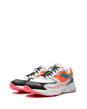 Saucony 3D Grid Hurricane オレンジ色スニーカー - サムネイル5