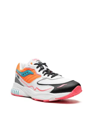 Saucony 3D Grid Hurricane オレンジ色スニーカー - サムネイル2