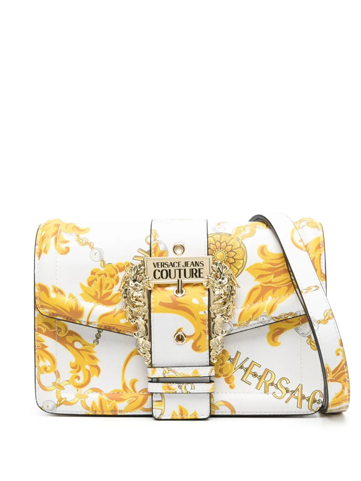 Versace Jeans Couture バロック柄サッチェルバッグ - 画像1