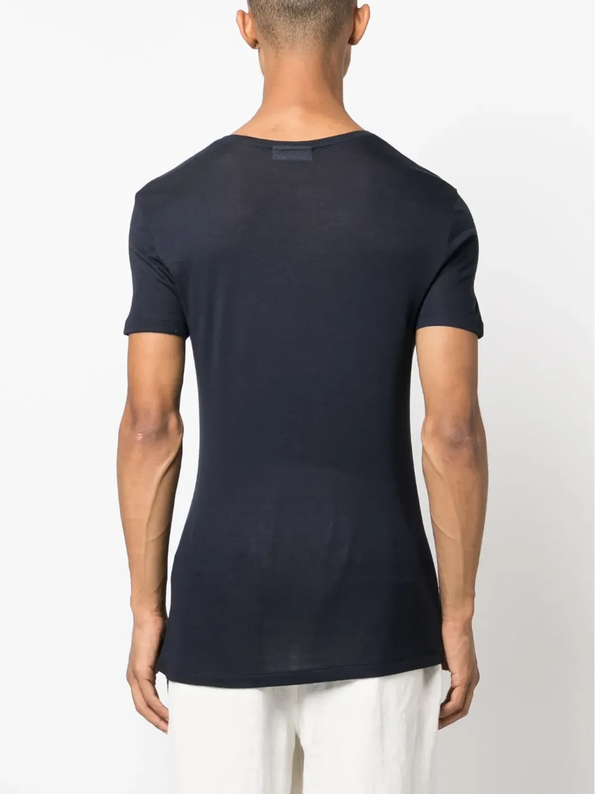 Orlebar Brown OB-T コットン×カシミヤ混紡 Tシャツ - 画像4