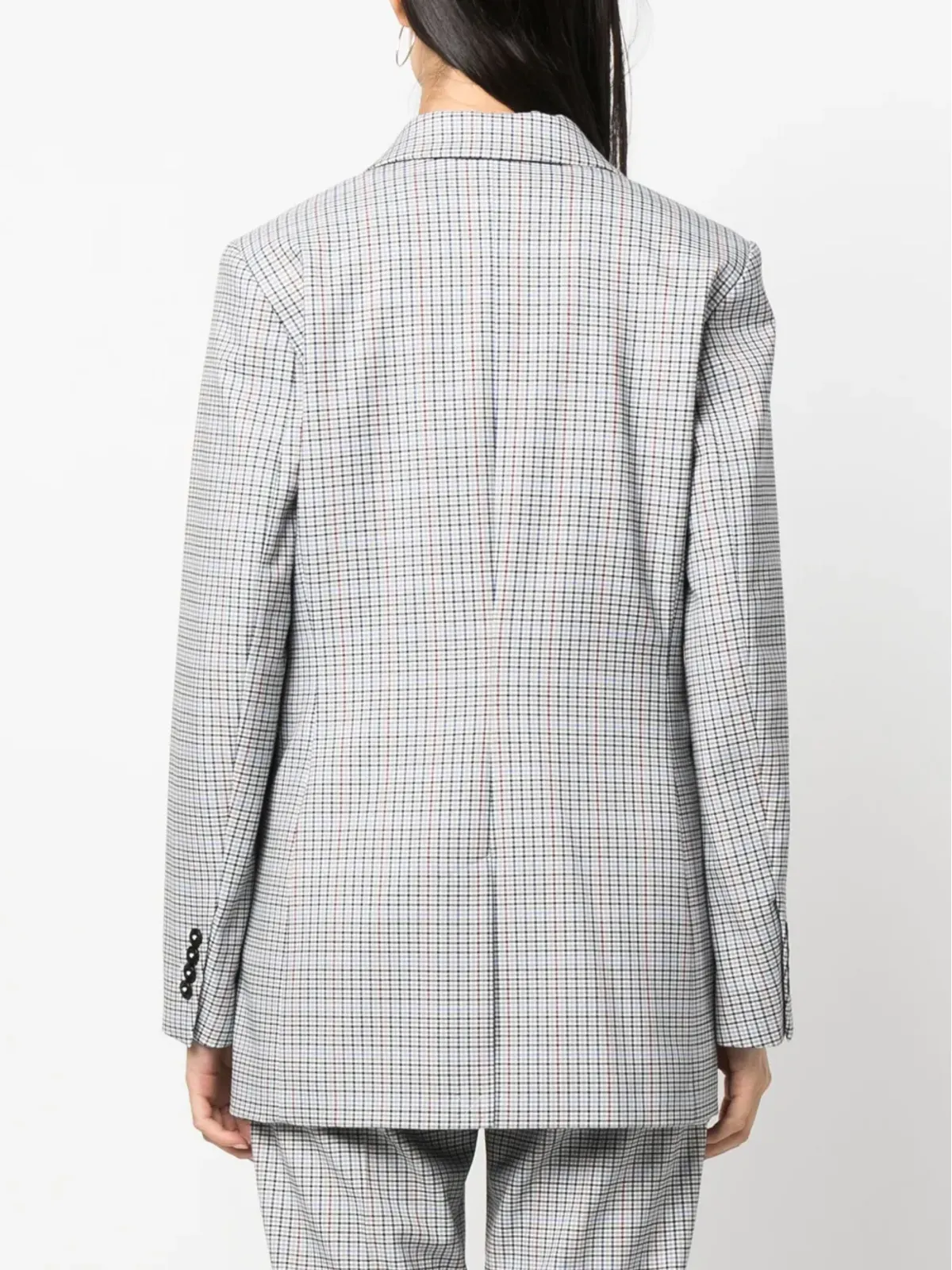 Tommy Hilfiger チェック柄ダブルブレストブレザー - 画像4