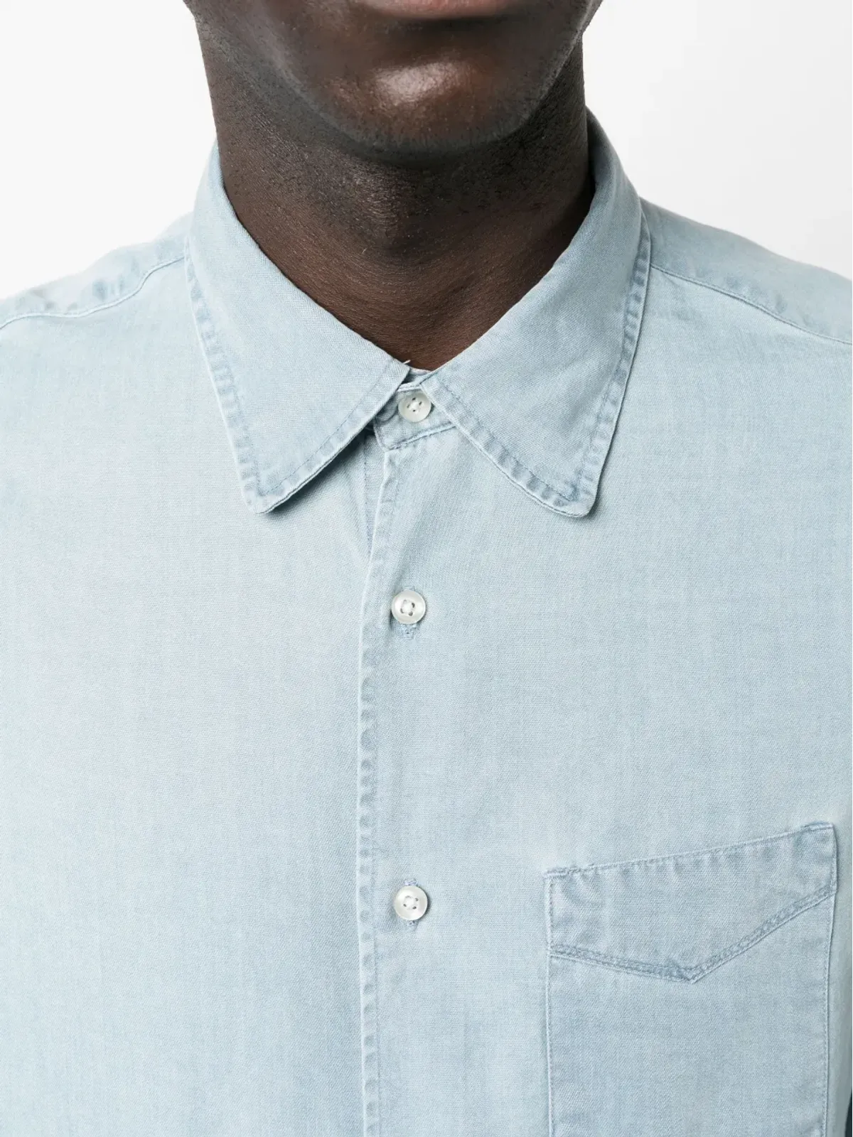 Officine Generale ボタンアップ リヨセル シャツ - 画像5