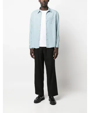 Officine Generale ボタンアップ リヨセル シャツ - サムネイル2
