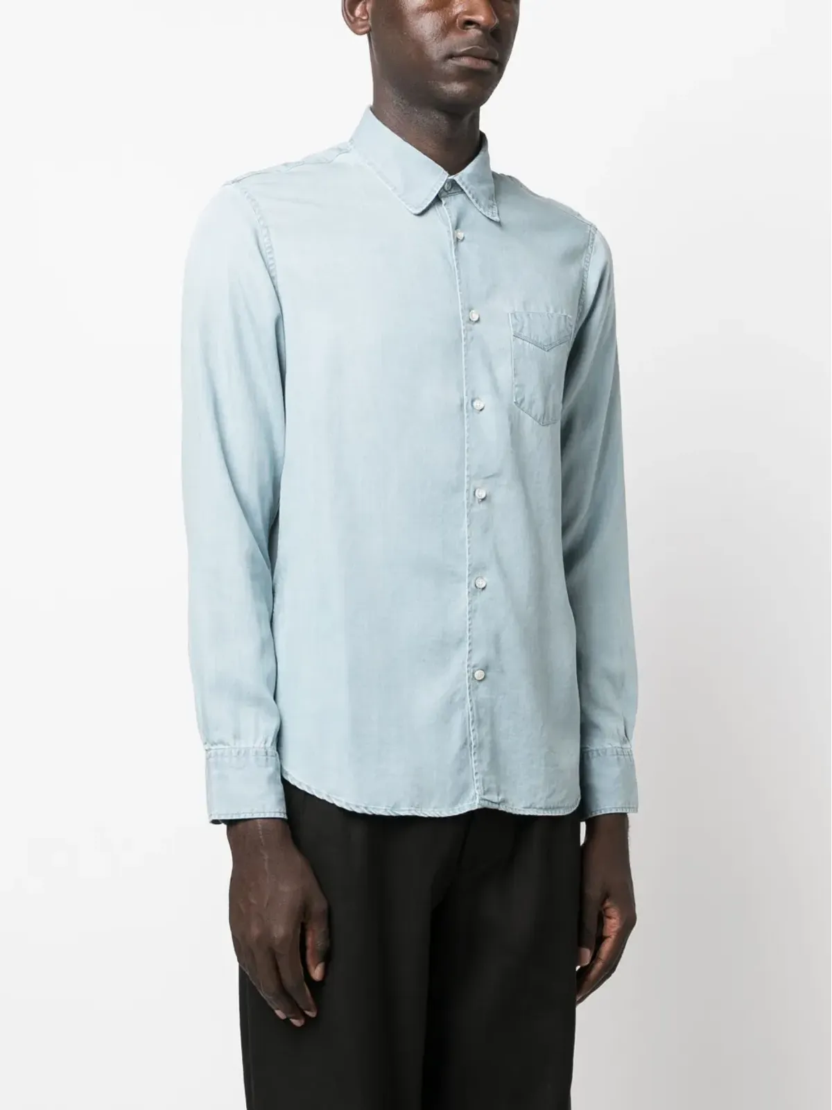 Officine Generale ボタンアップ リヨセル シャツ - 画像3