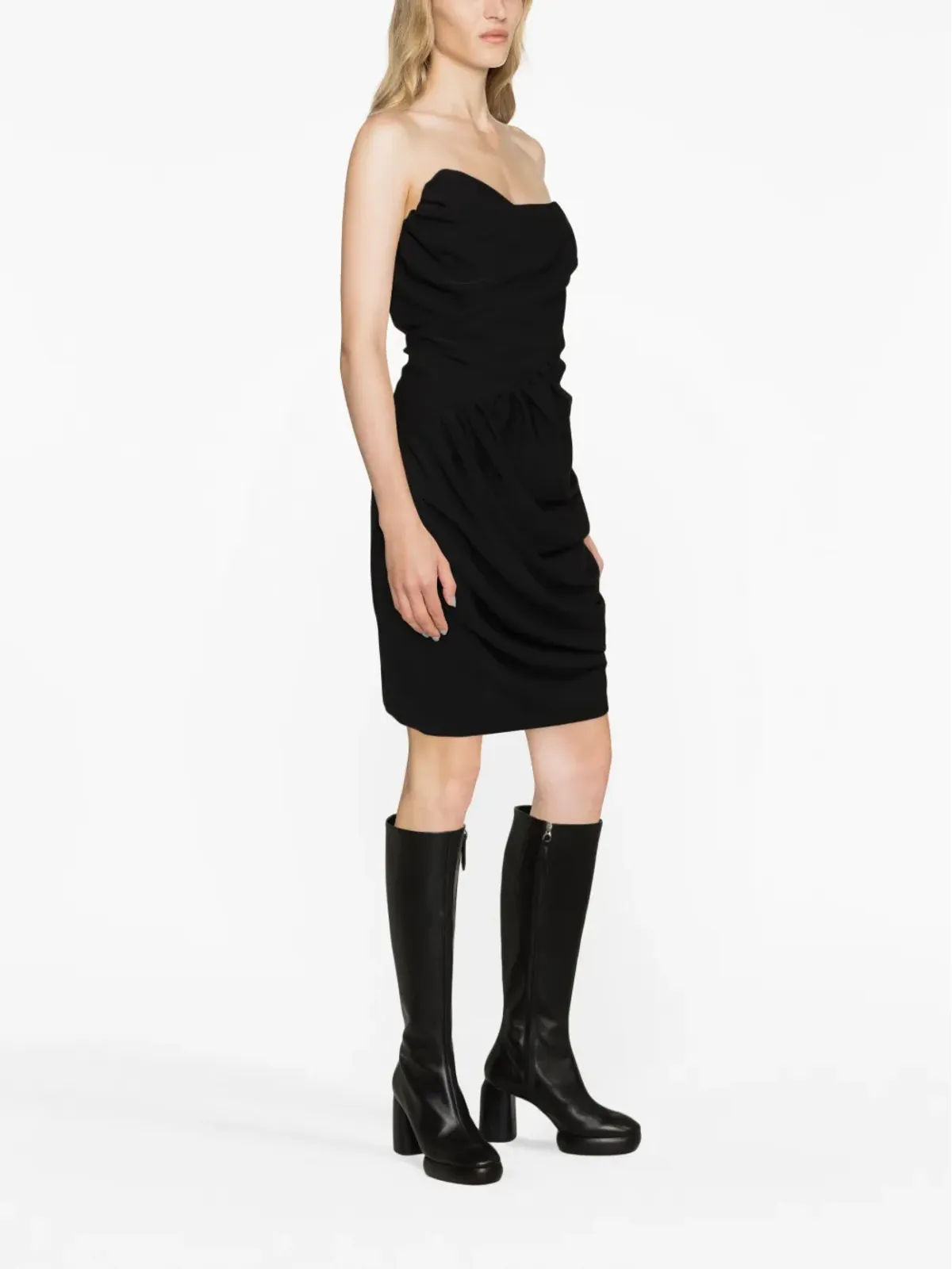 Vivienne Westwood ドレープ コルセット ボディドレス - 画像3