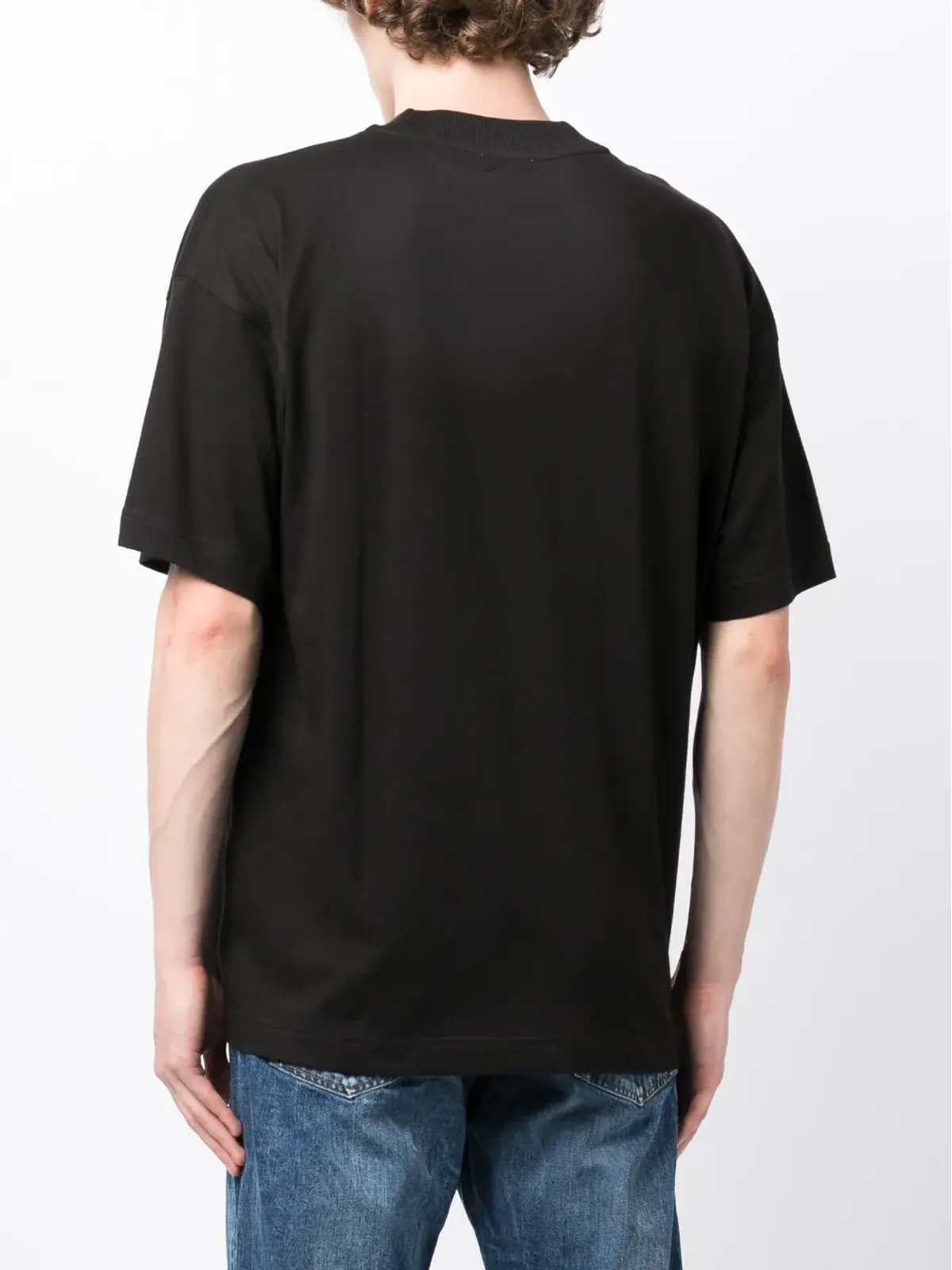 BLUE SKY INN ロゴプリント コットン Tシャツ - ブラック - 画像4