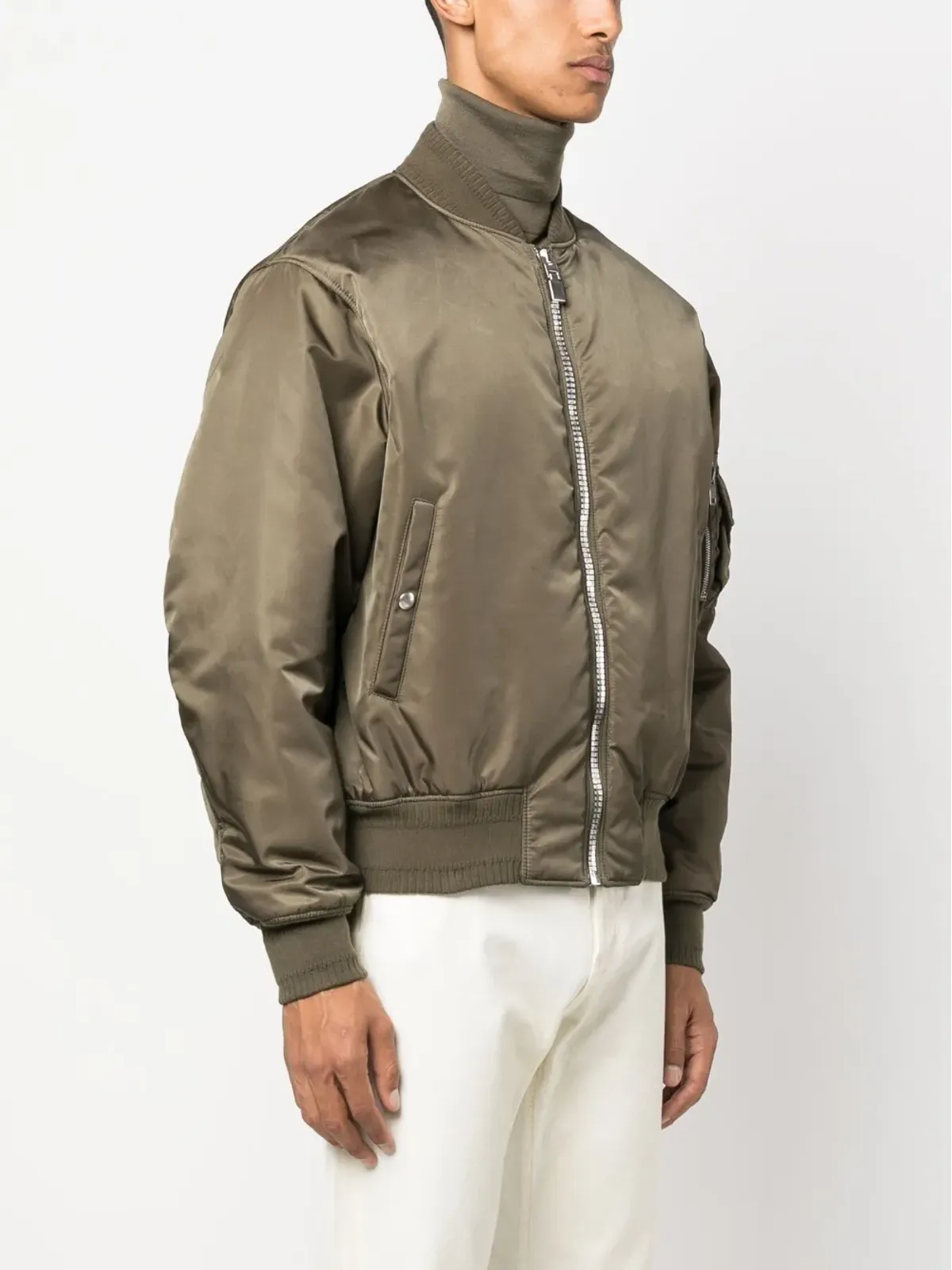Givenchy サテンジップアップボンバージャケット - 画像3