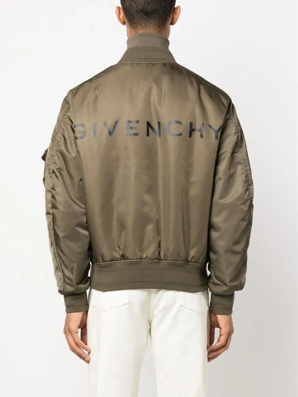 Givenchy サテンジップアップボンバージャケット - 画像4