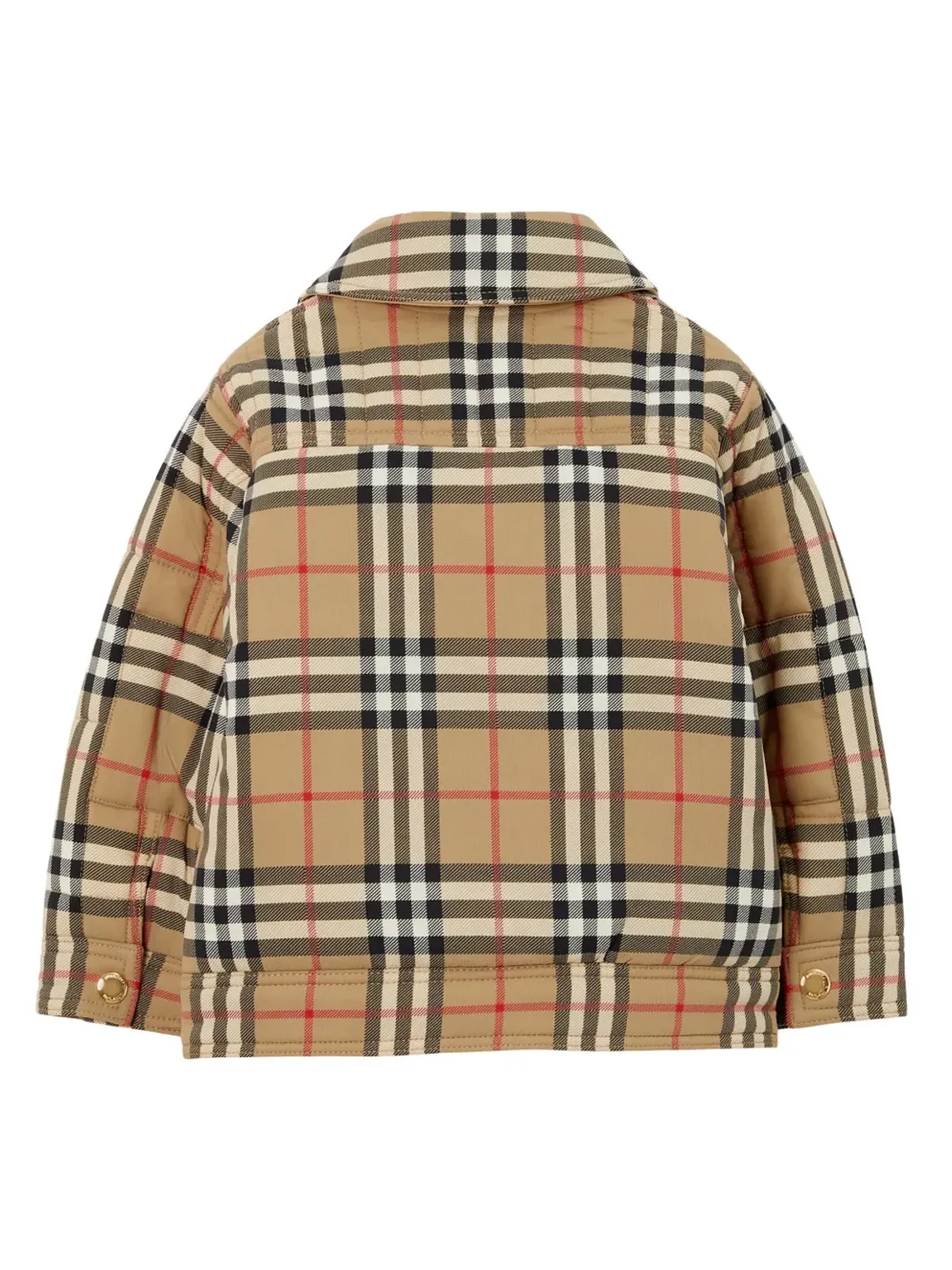 Burberry Kids ヴィンテージチェック柄キルティングジャケット - 画像2