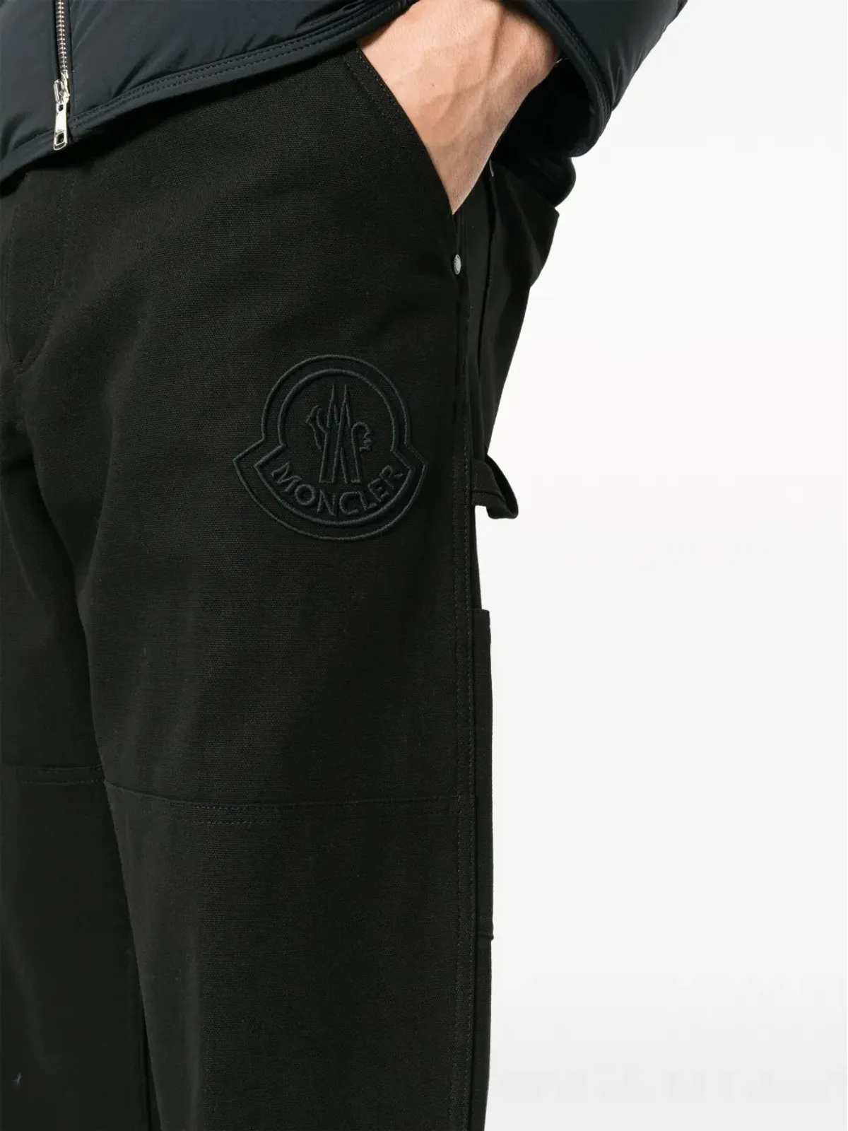 Moncler ロゴ刺繍コットン トラックパンツ - 画像5