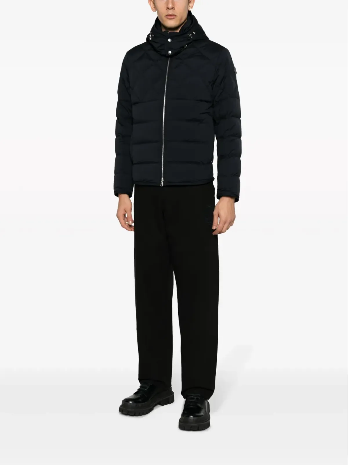 Moncler ロゴ刺繍コットン トラックパンツ - 画像2