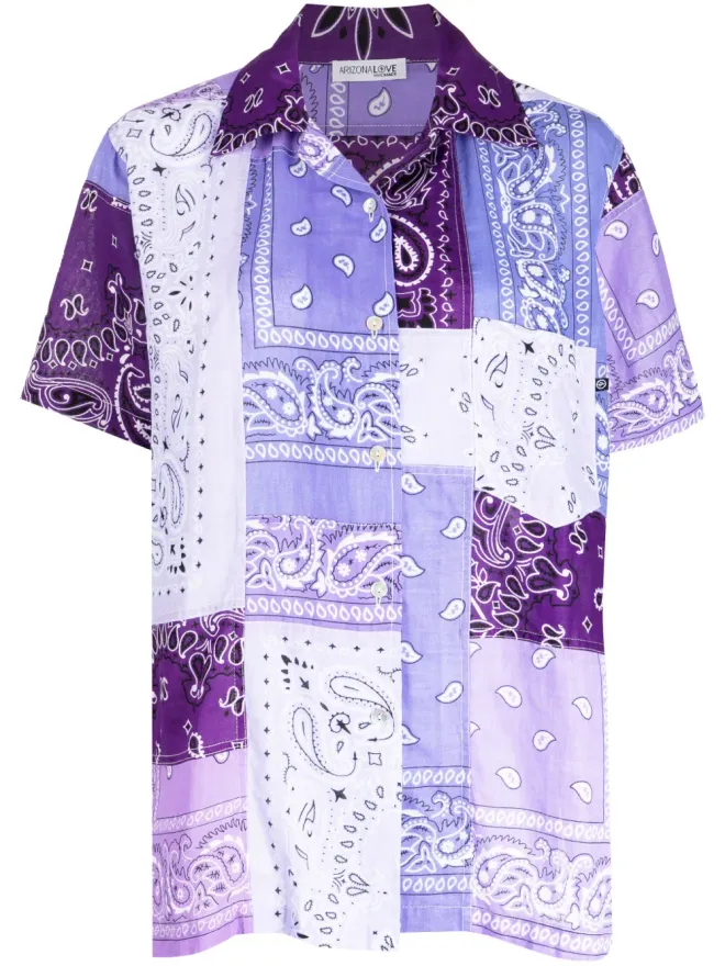 Arizona Love Arizona Love バンダナプリント コットンシャツの商品画像