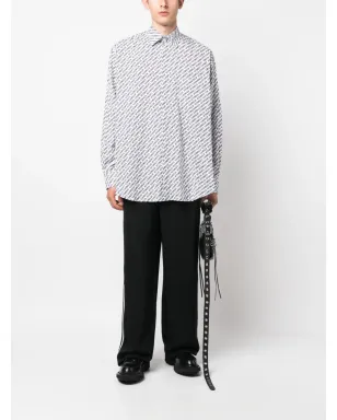 VETEMENTS ロゴプリント コットンシャツ - ホワイト - サムネイル2