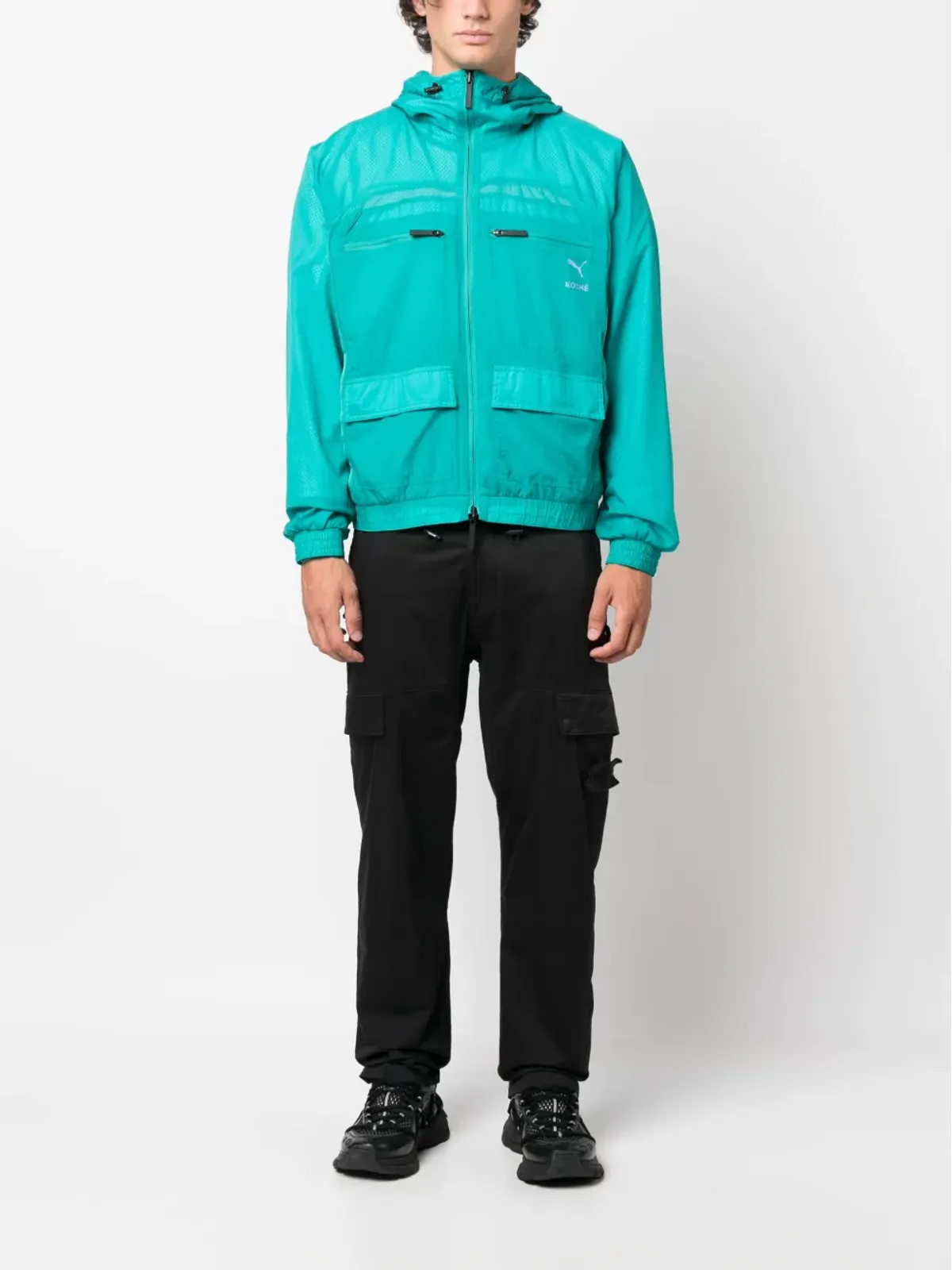 PUMA x Koché リバーシブルジップアップフード付きジャケット - 画像2