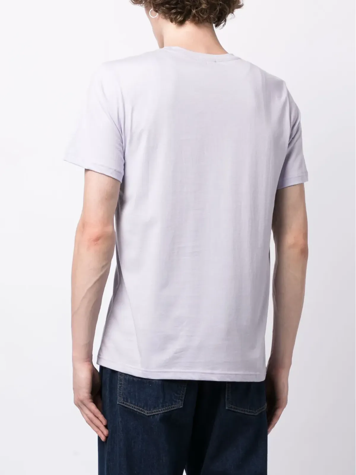 A.P.C. ロゴプリント クルーネック コットン Tシャツ - 画像4
