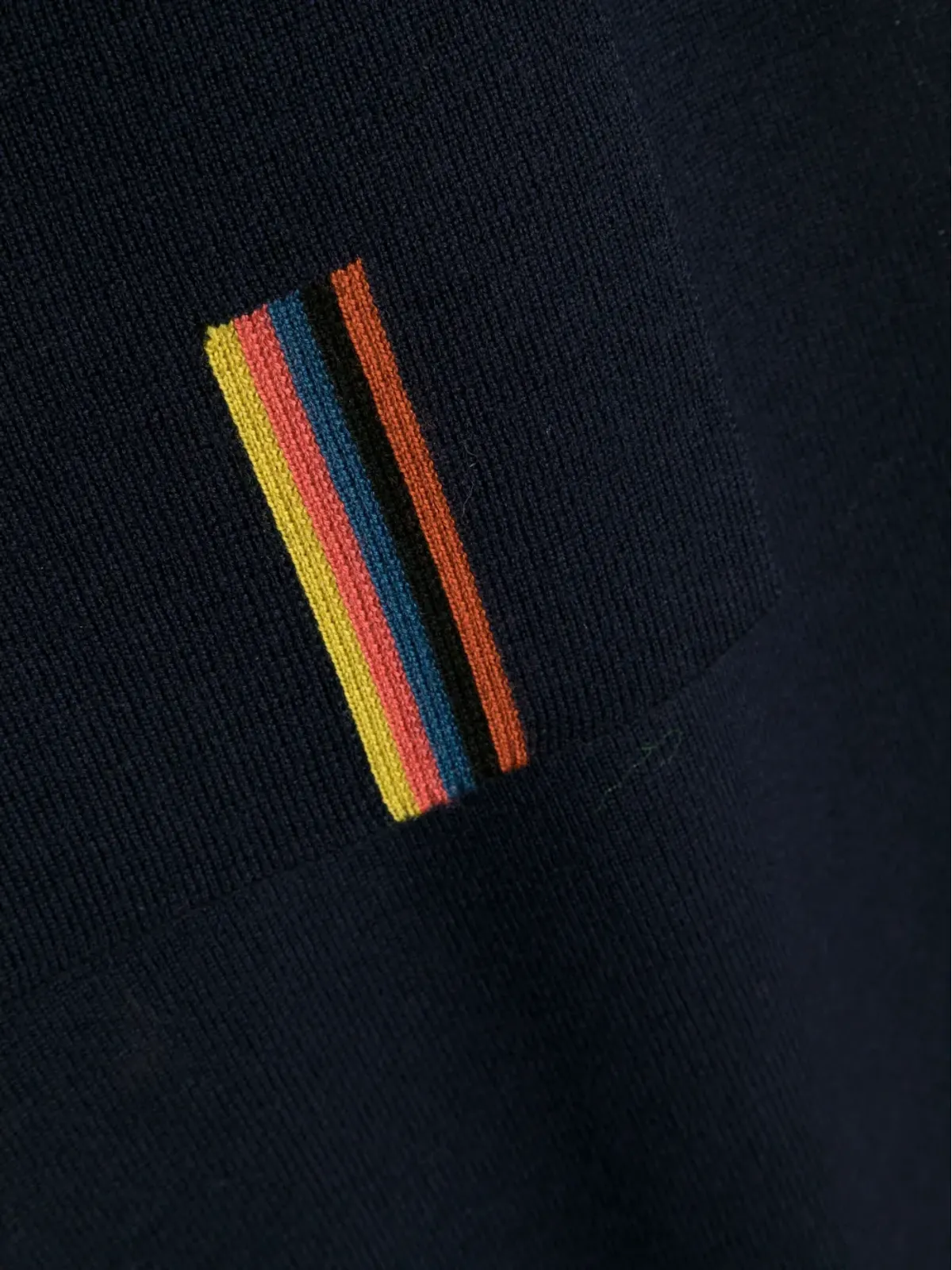 Paul Smith merino-wool rectangle scarf - Blue - 画像3