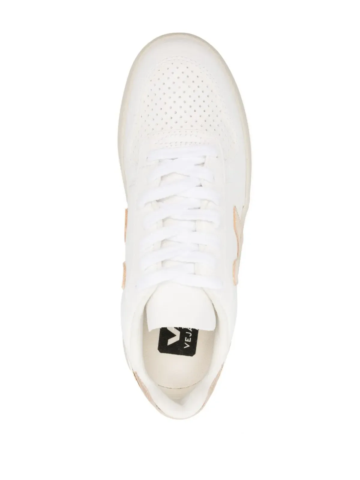 VEJA V10 メタリックレザー スニーカー - 画像4
