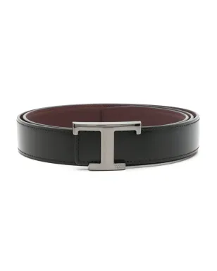 Tod's T-バックル リバーシブル レザー ベルト - サムネイル1