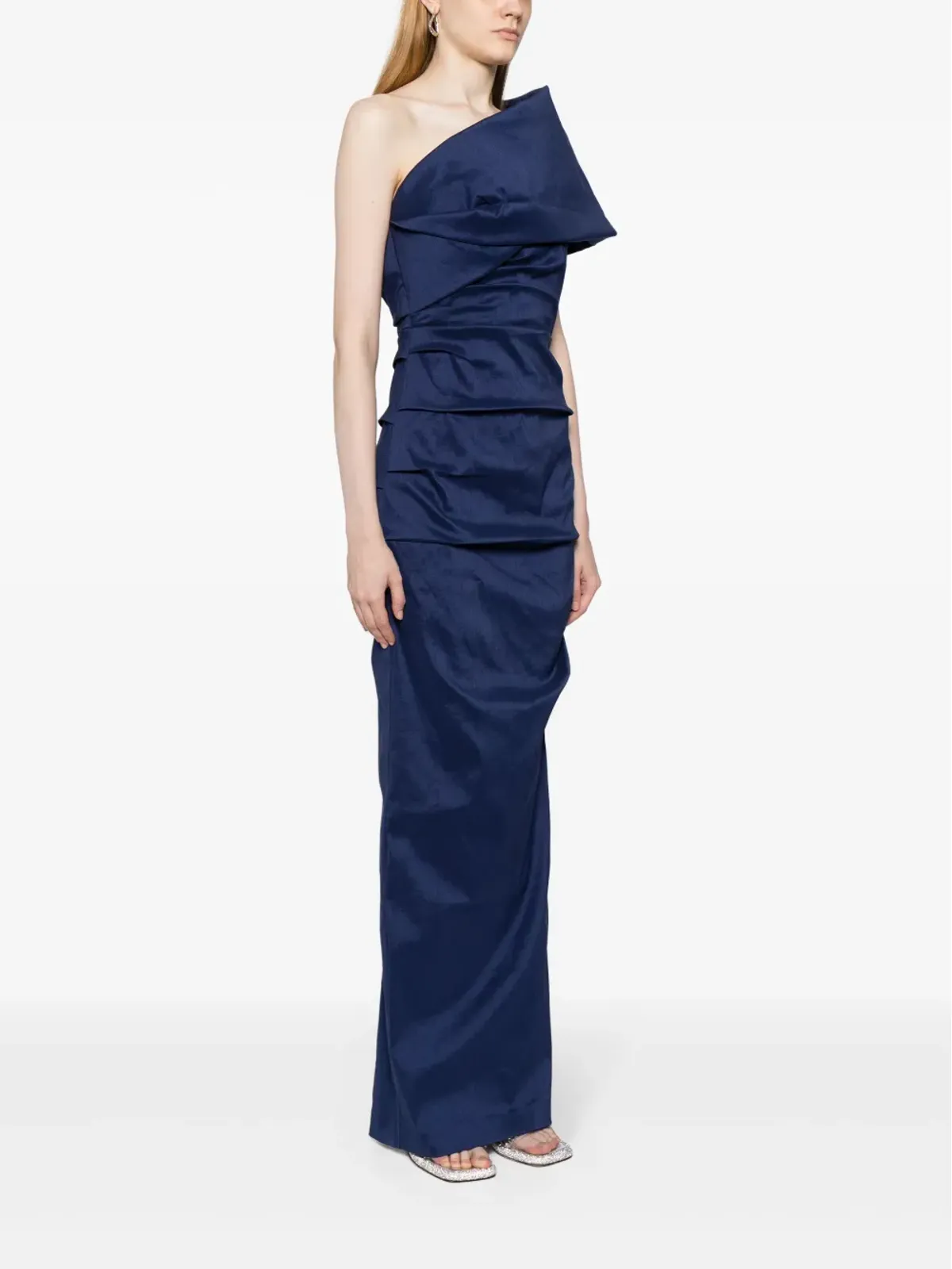 Rachel Gilbert Kat ruched maxi dress - 画像3