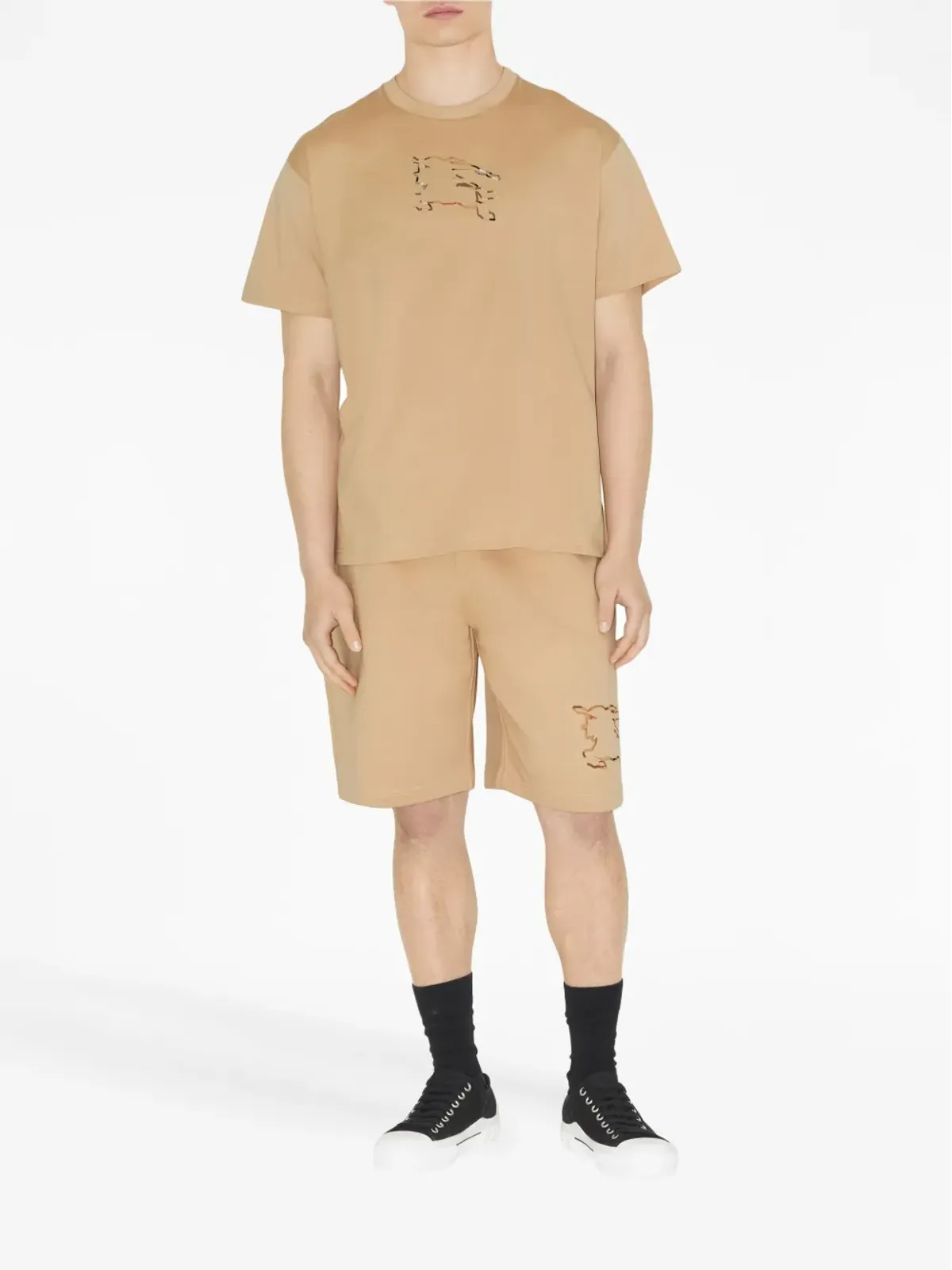 Burberry エクエストリアン・ナイト・モチーフ コットン Tシャツ - 画像2
