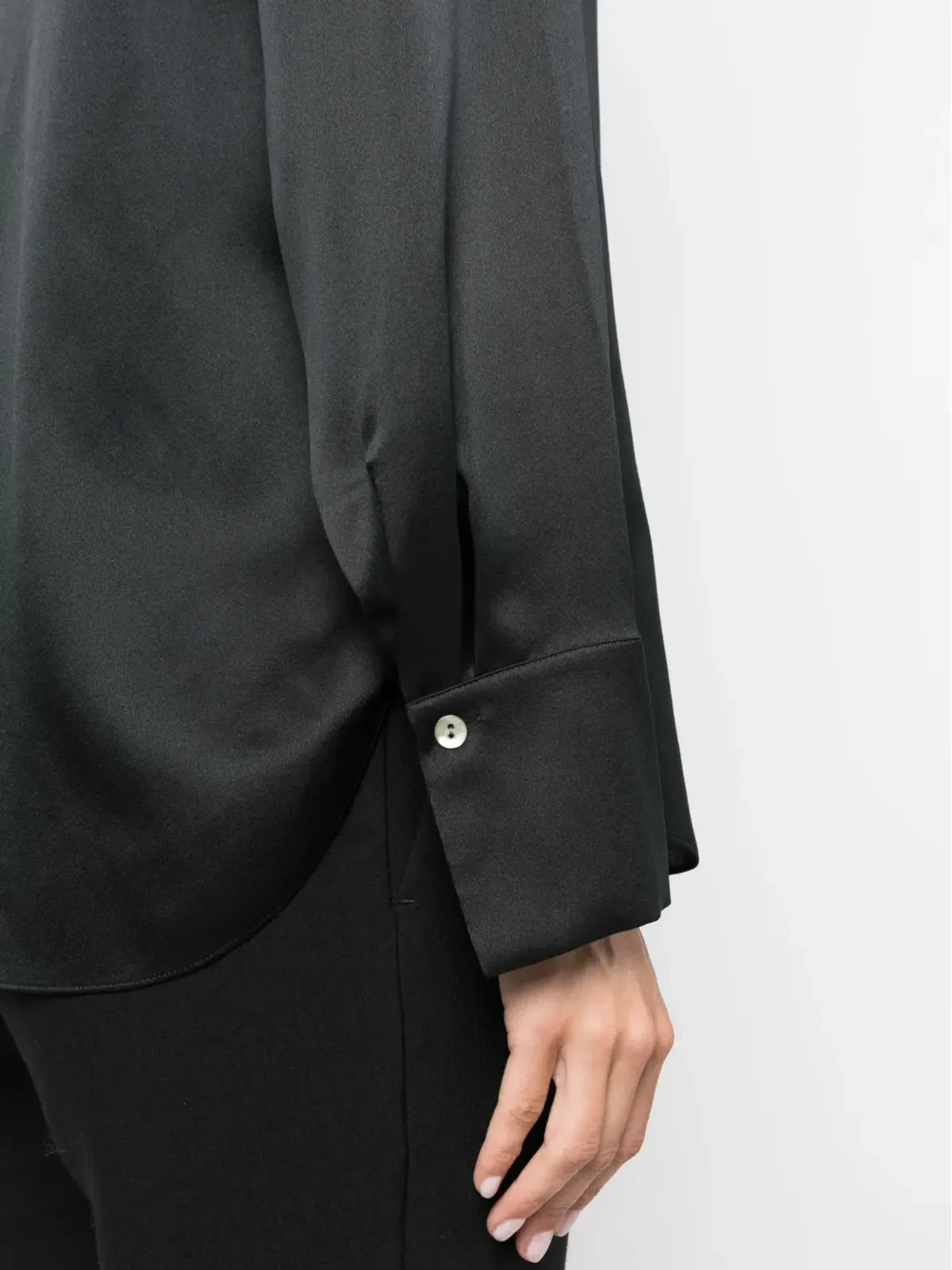 Vince 長袖シルクシャツ - 画像5